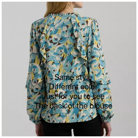 NWT Ralph Lauren long sleeve blouse - Picture 4 of 17